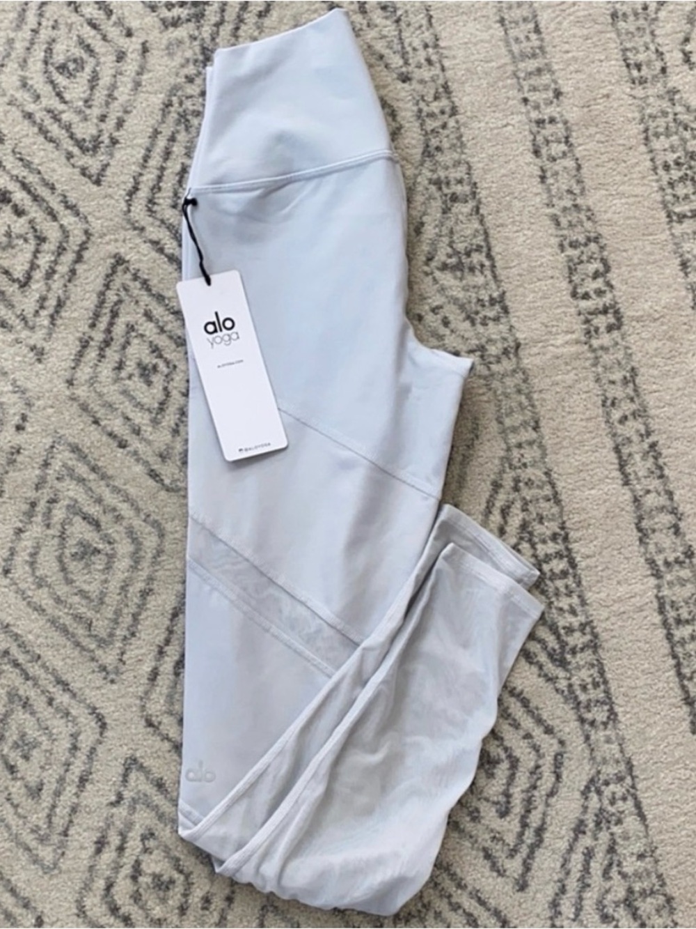 ALO Yoga Dove Grey High-Waist Sheila Leggings